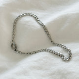 Silver Curb Bracelet