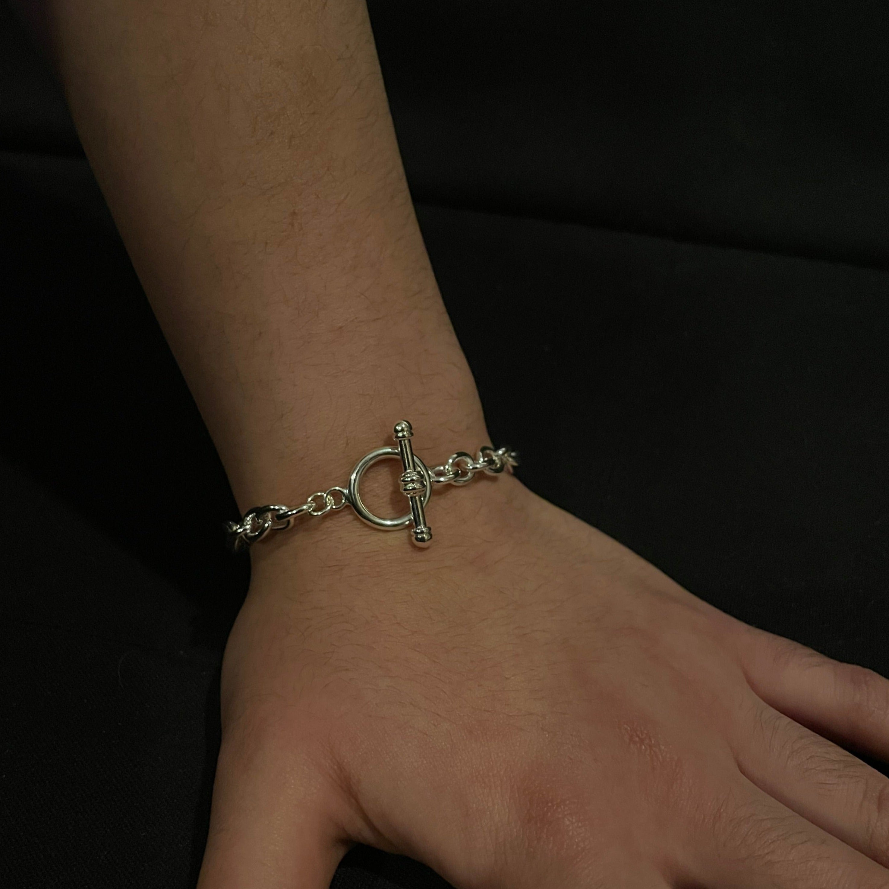 Silver Toggle Bracelet